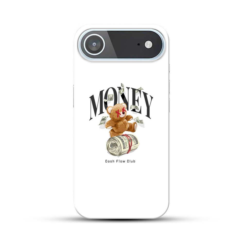 お金とクマのぬいぐるみ iPhone Airオリジナルハードケース