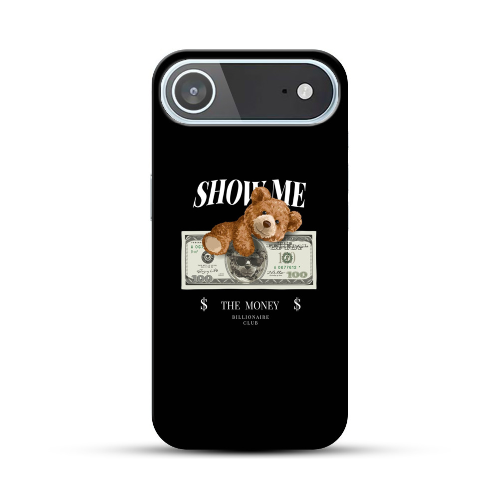 お金とクマのぬいぐるみ iPhone Airオリジナルハードケース