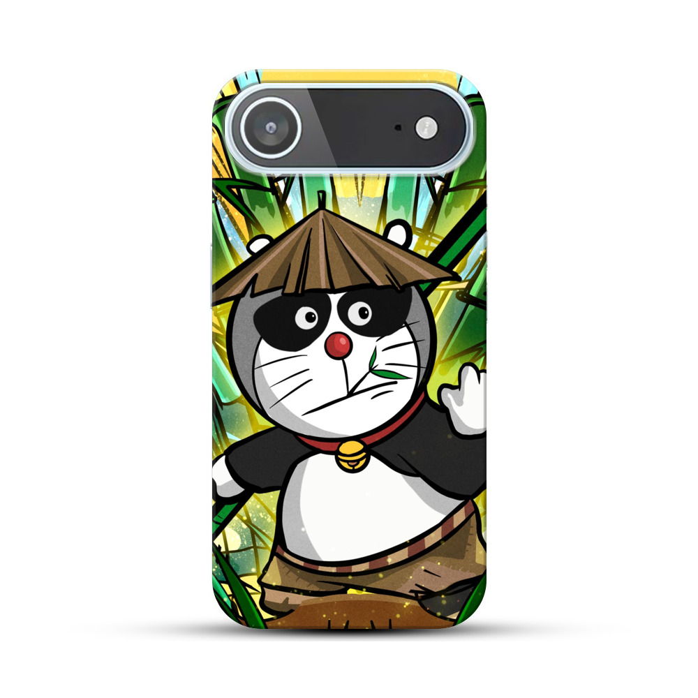 笠をかぶる竹林パンダ iPhone Airオリジナルハードケース