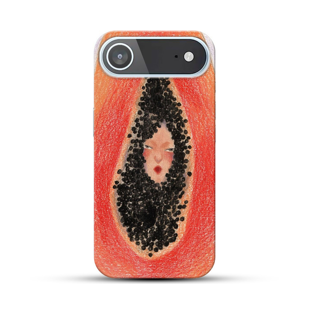 パパイヤの中の女性 iPhone Airオリジナルハードケース