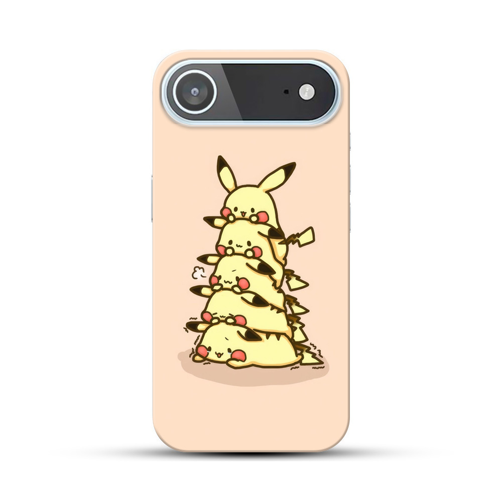 ピカチュウ4匹重ね iPhone Airオリジナルハードケース