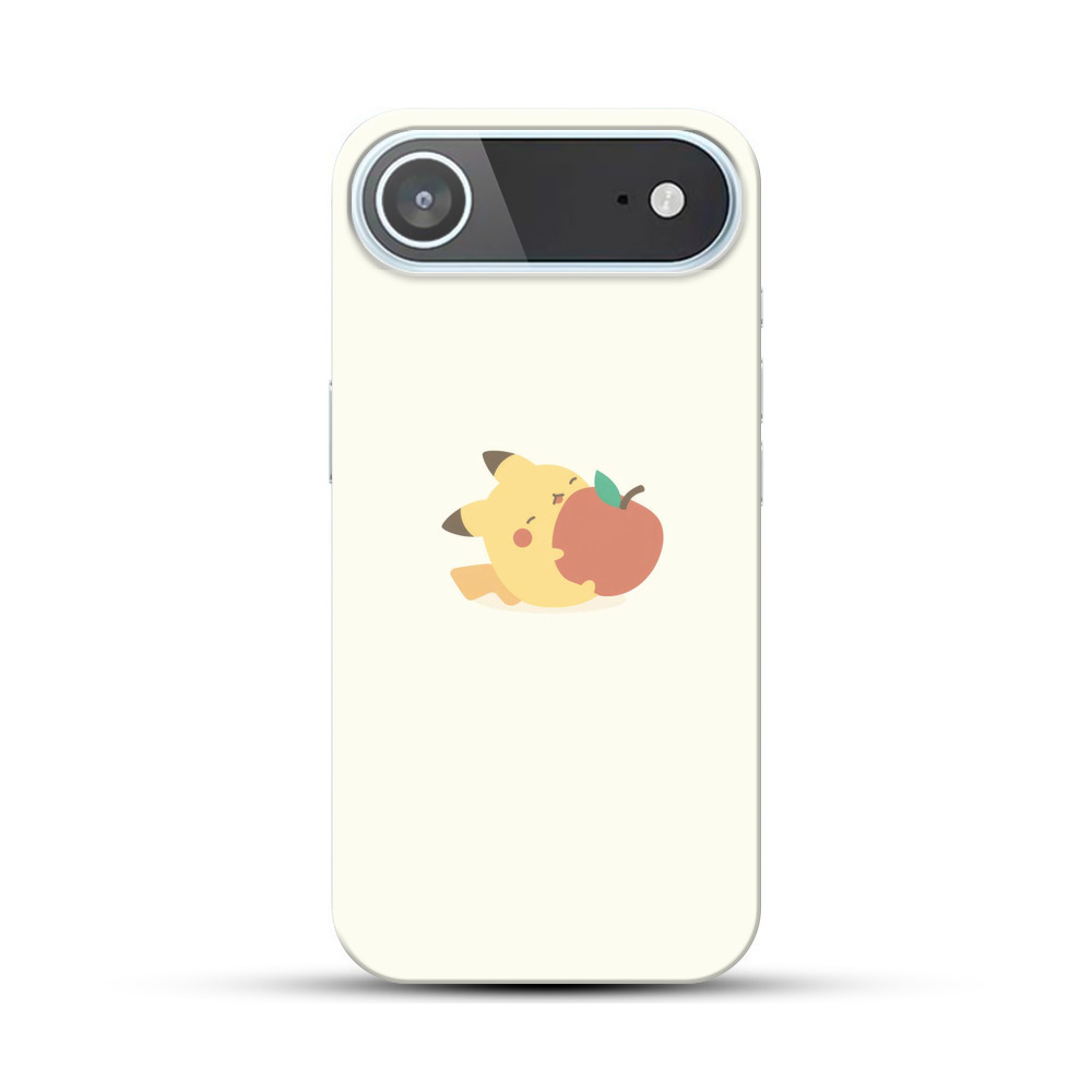 ピカチュウとりんご iPhone Airオリジナルハードケース