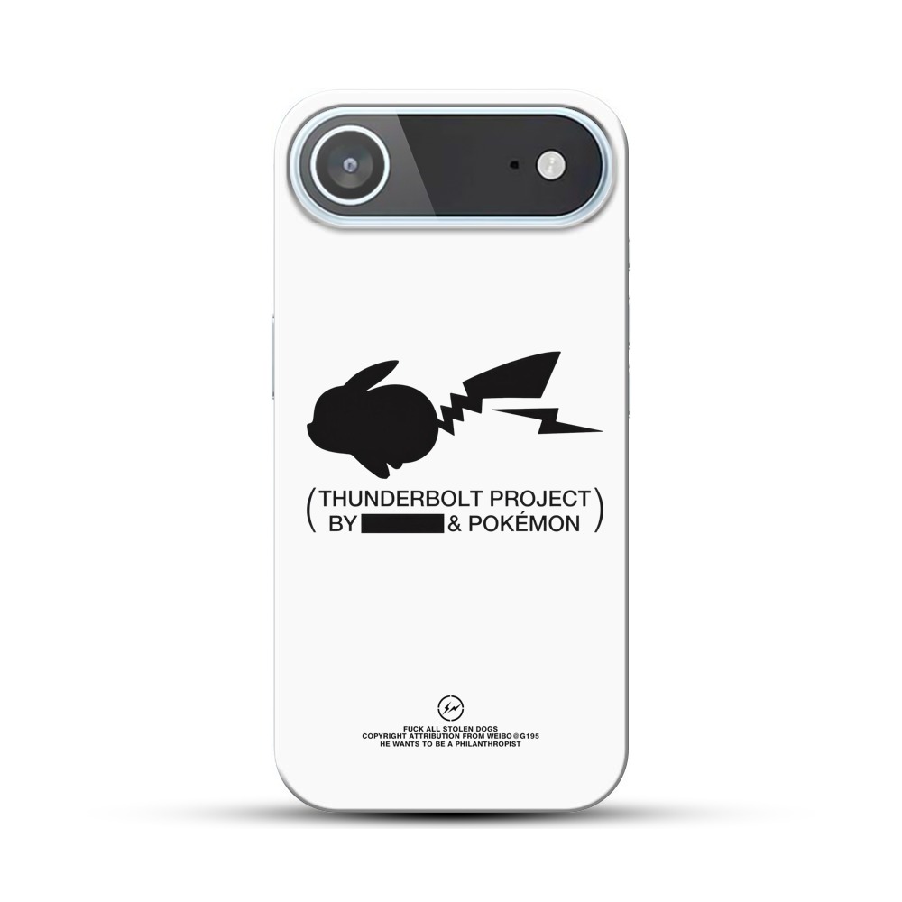 ピカチュウシルエット iPhone Airオリジナルハードケース