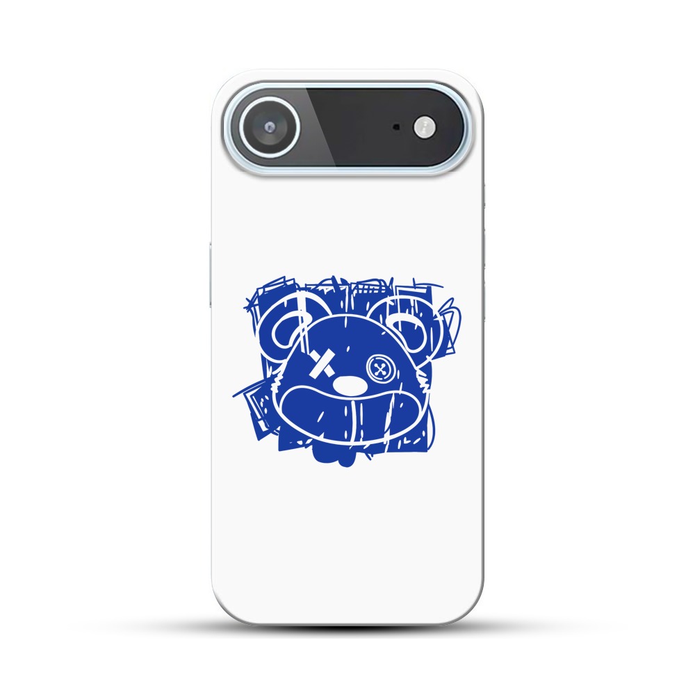 落書き風のクマ iPhone Airオリジナルハードケース