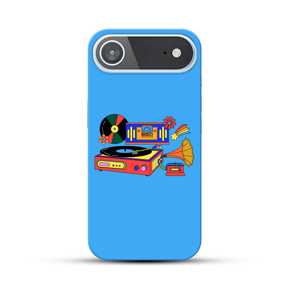 レコードプレーヤーと音楽 iPhone Airオリジナルハードケース