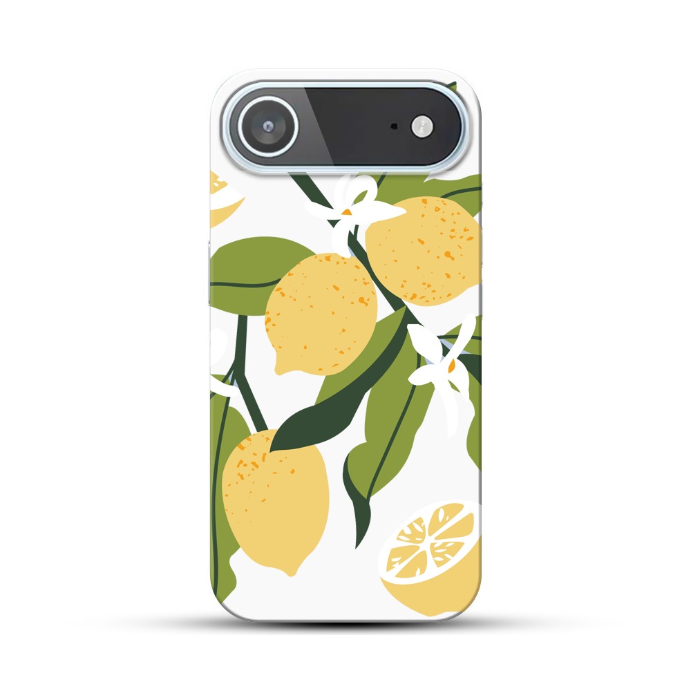レモンのデザイン iPhone Airオリジナルハードケース
