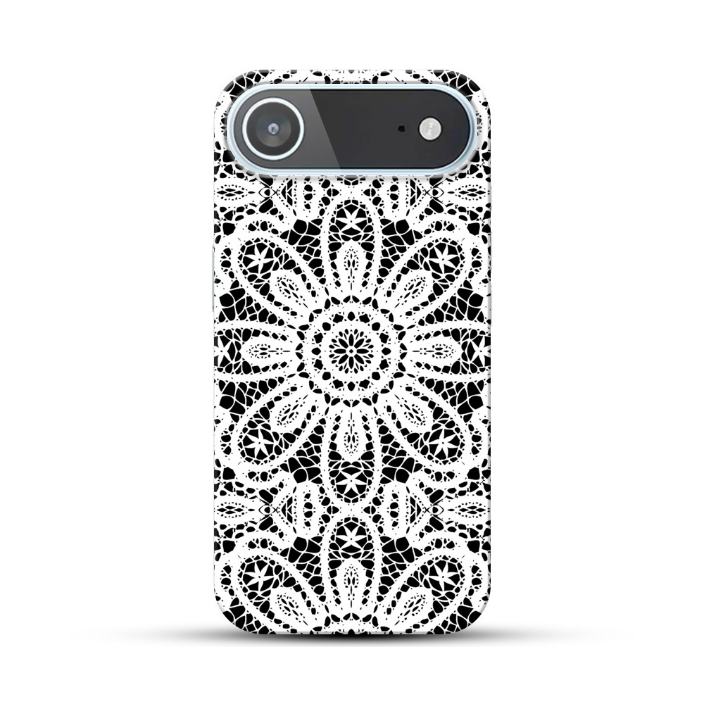 レース模様のパターン iPhone Airオリジナルハードケース