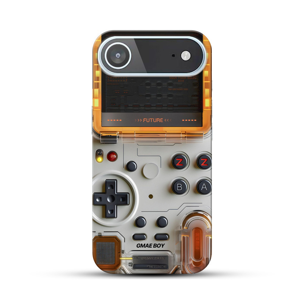 未来的ゲーム機ボタン iPhone Airオリジナルハードケース