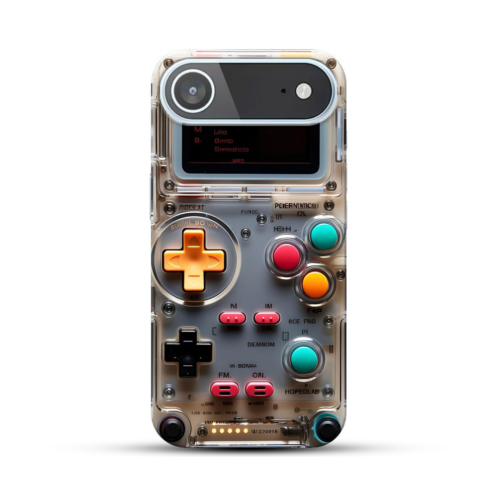透明レトロゲームコントローラー iPhone Airオリジナルハードケース