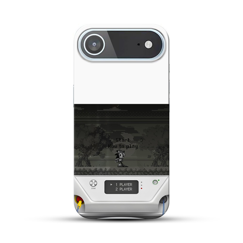 レトロゲーム画面風デザイン iPhone Airオリジナルハードケース