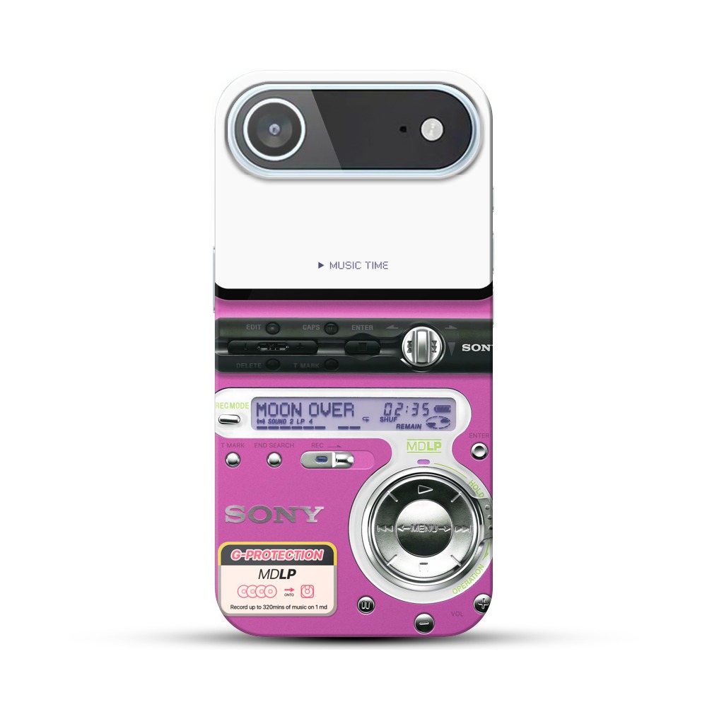 レトロMDプレーヤー iPhone Airオリジナルハードケース