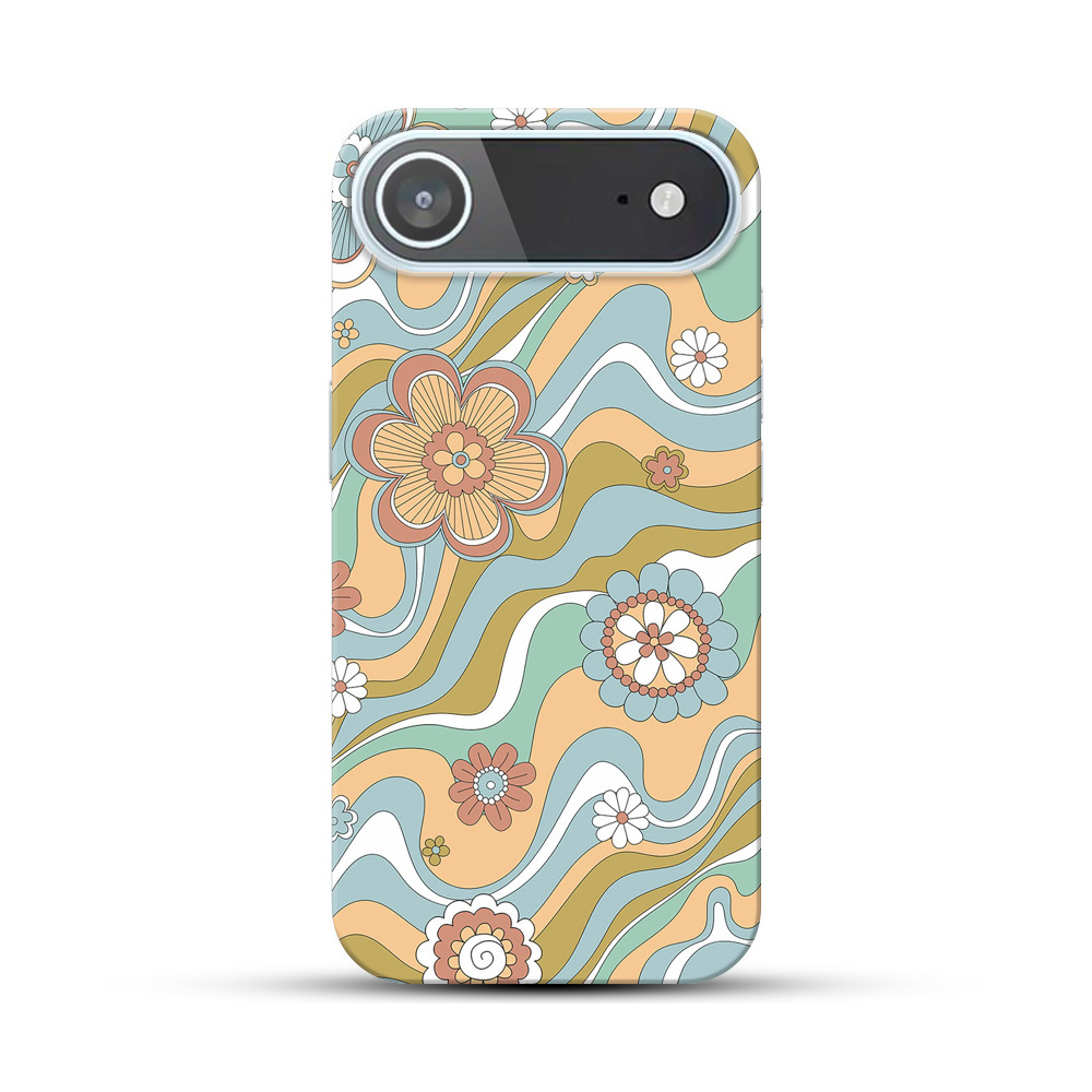 レトロな花柄パターン flowing-flowers レトロな花柄パターン flowing-flowers