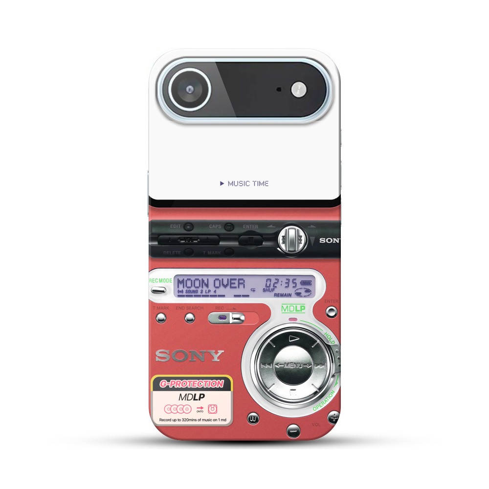 レトロ音楽プレーヤー iPhone Airオリジナルハードケース