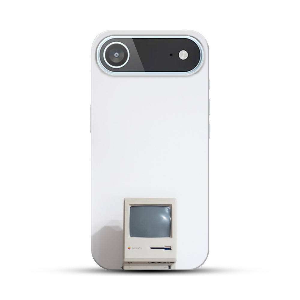 レトロテレビモニター部分の写真 iPhone Airオリジナルハードケース