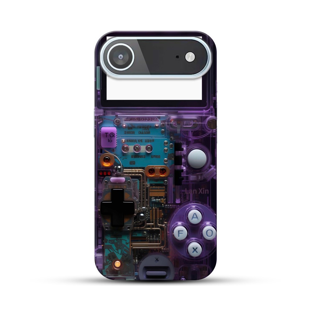 レトロゲーム内部基板 gameboy_translute-purple レトロゲーム内部基板 gameboy_translute-purple