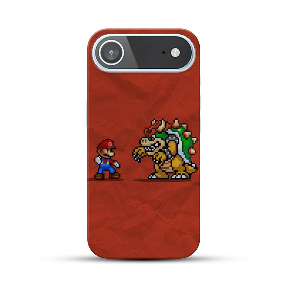 マリオとクッパの対決 iPhone Airオリジナルハードケース