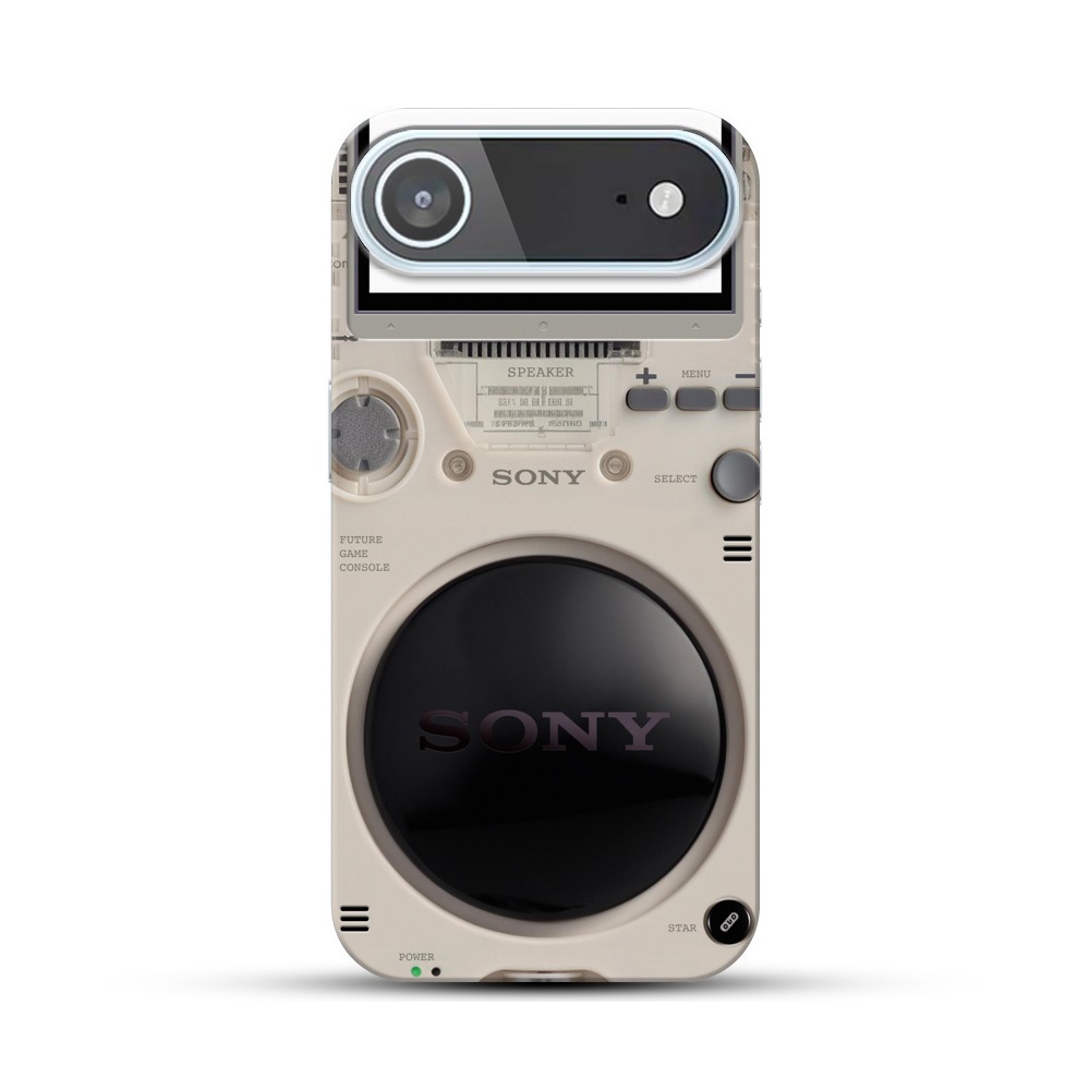 レトロなゲーム機背面 iPhone Airオリジナルハードケース