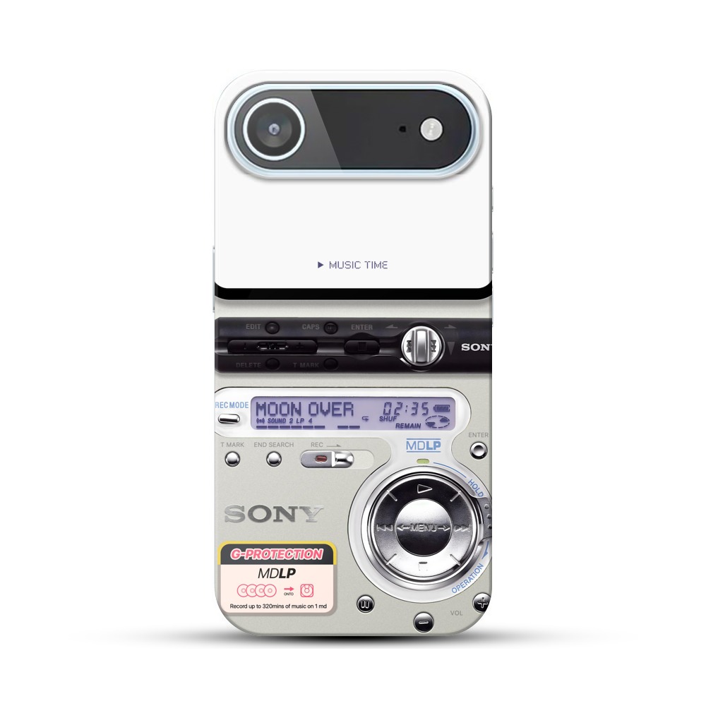 レトロなMDプレーヤー iPhone Airオリジナルハードケース