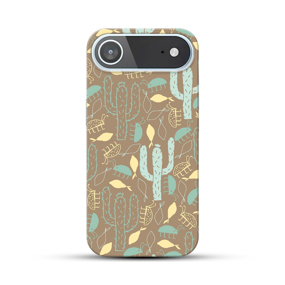 サボテンの模様 iPhone Airオリジナルハードケース