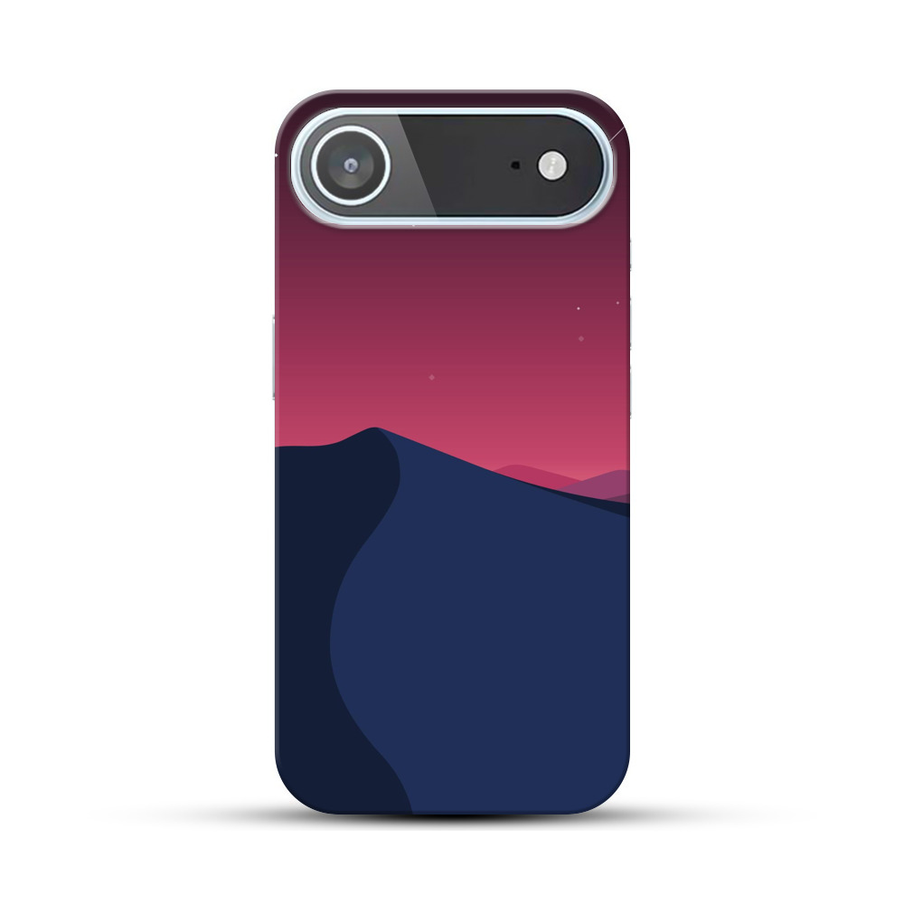 夕暮れの砂丘シルエット iPhone Airオリジナルハードケース