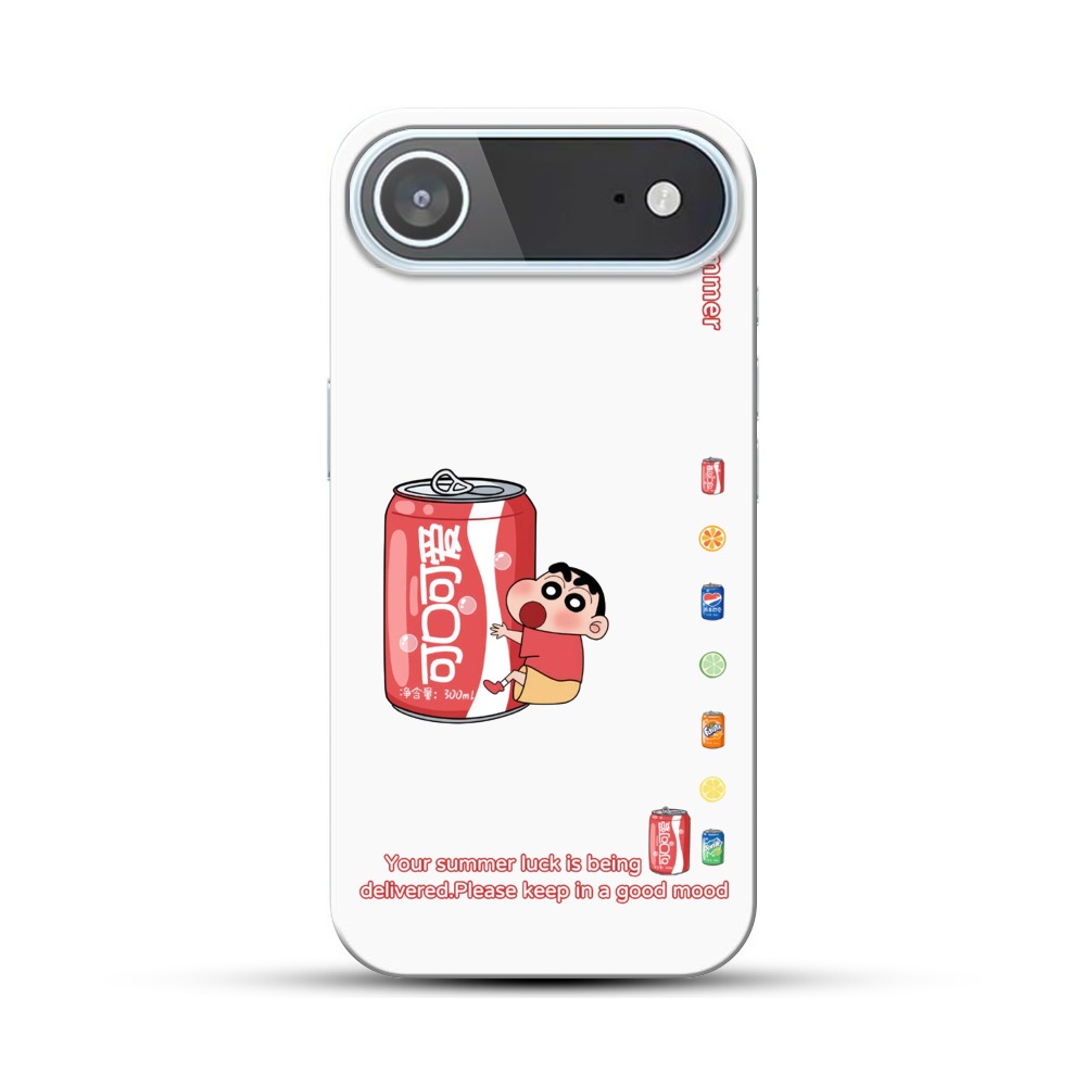 しんちゃんとコーラ缶 iPhone Airオリジナルハードケース