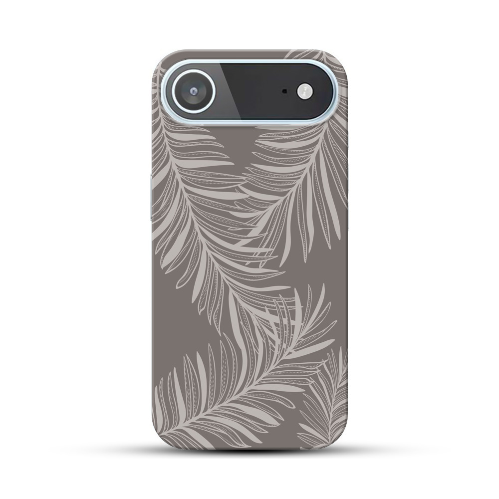 シンプルなシダの葉柄 iPhone Airオリジナルハードケース