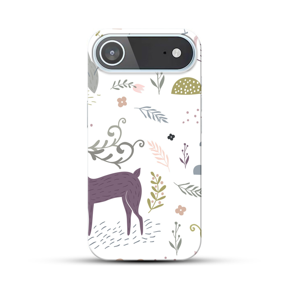 シンプルな鹿のパターン iPhone Airオリジナルハードケース