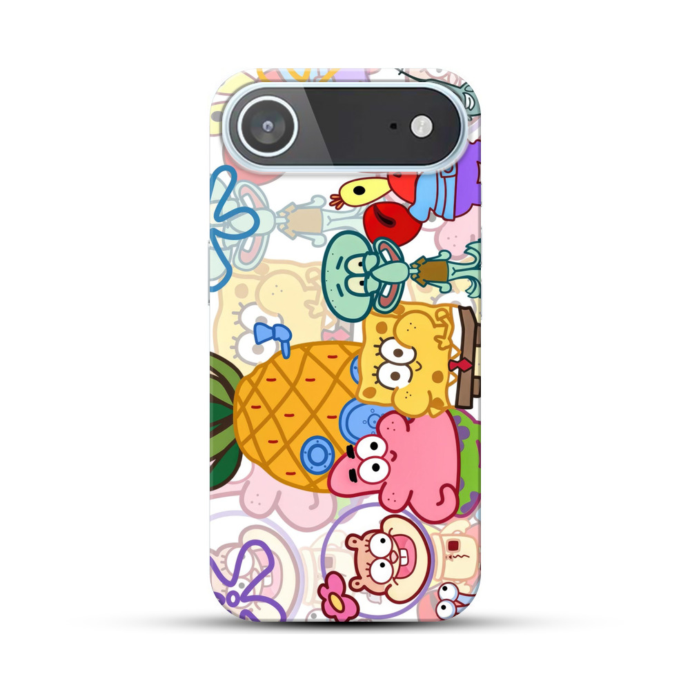 スポンジボブキャラ集合 iPhone Airオリジナルハードケース