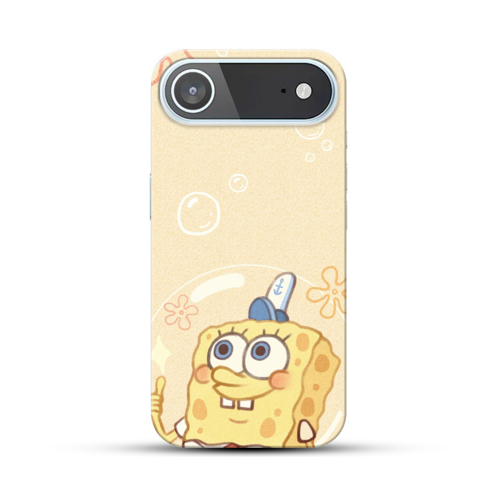 スポンジボブと泡のシールド iPhone Airオリジナルハードケース
