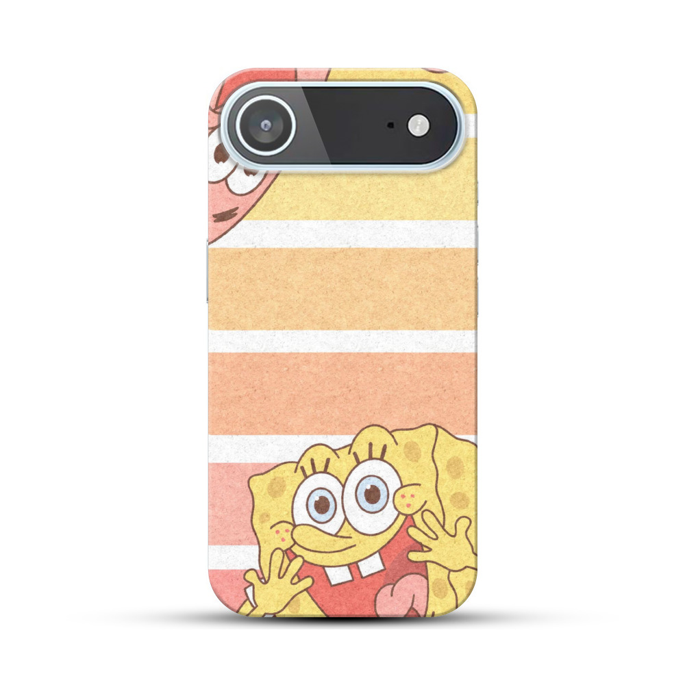スポンジボブのかわいい表情 iPhone Airオリジナルハードケース