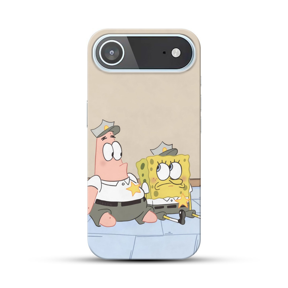 スポンジボブとパトリック iPhone Airオリジナルハードケース