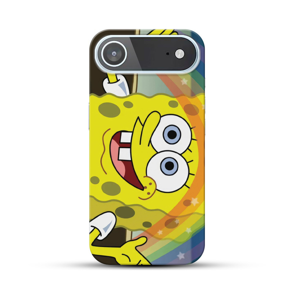 スポンジボブの笑顔 iPhone Airオリジナルハードケース