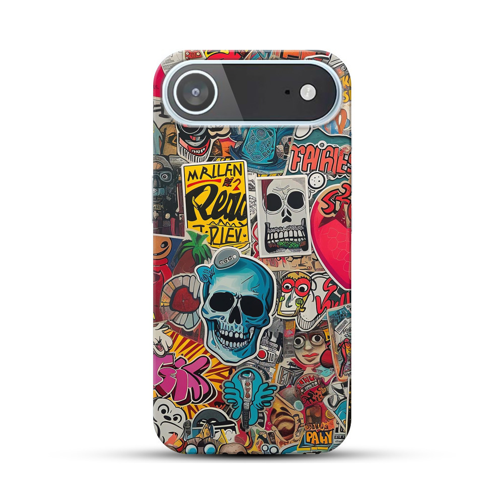 ストリートアートステッカー iPhone Airオリジナルハードケース