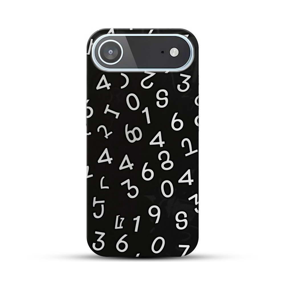 ランダム数字デザイン iPhone Airオリジナルハードケース