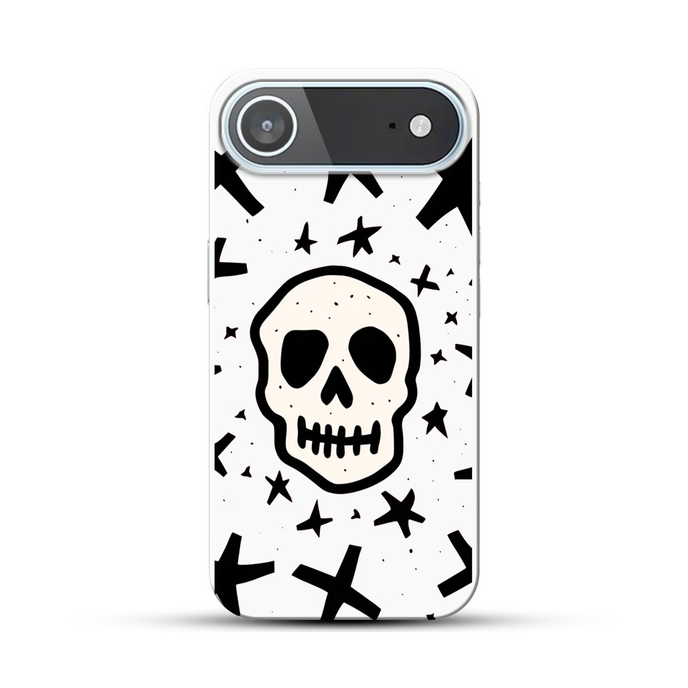 スカルデザイン iPhone Airオリジナルハードケース