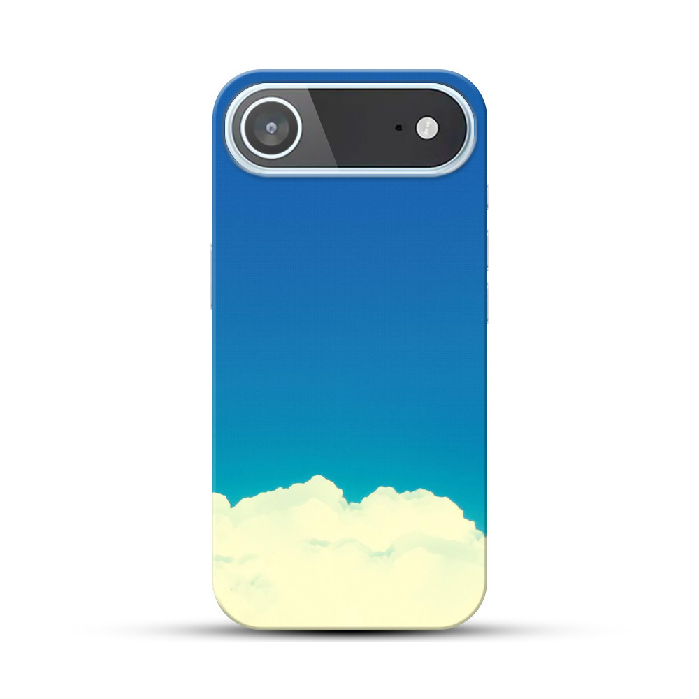 澄んだ青空と白雲 iPhone Airオリジナルハードケース