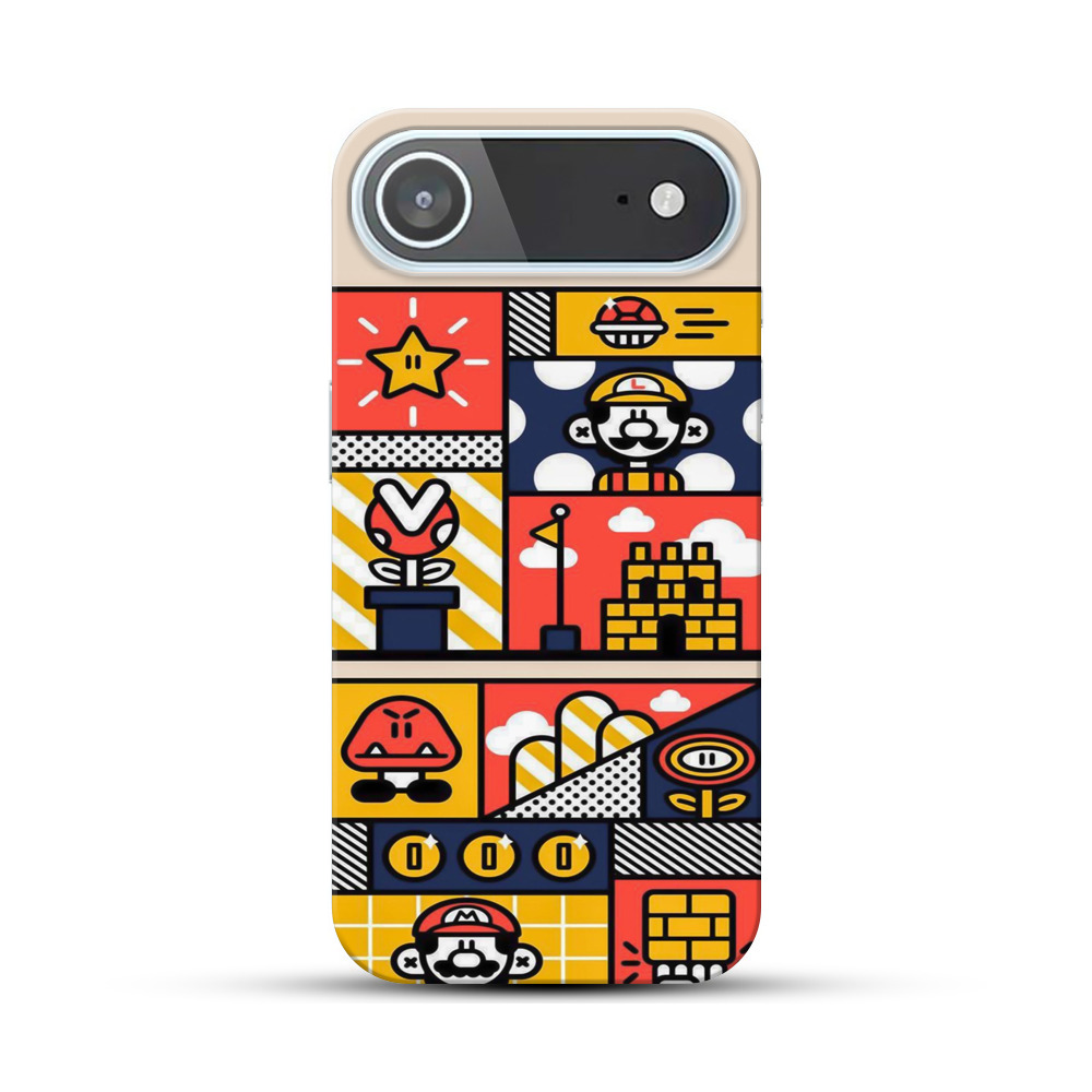 マリオゲームモチーフ iPhone Airオリジナルハードケース