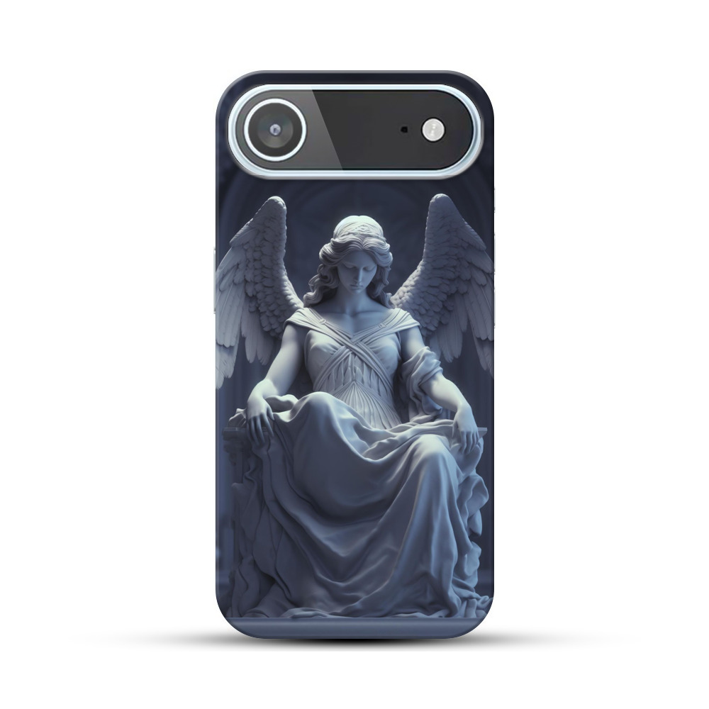 座る天使の彫像 iPhone Airオリジナルハードケース