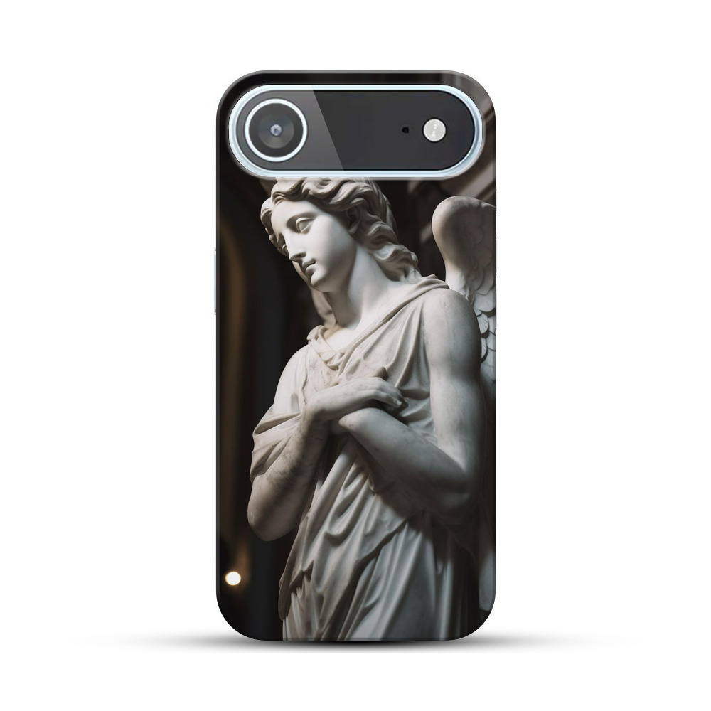 翼のある天使の像 iPhone Airオリジナルハードケース