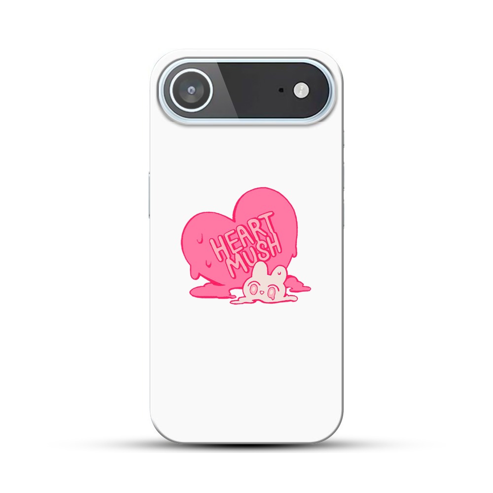 溶けたハートとかわいいキャラクター iPhone Airオリジナルハードケース