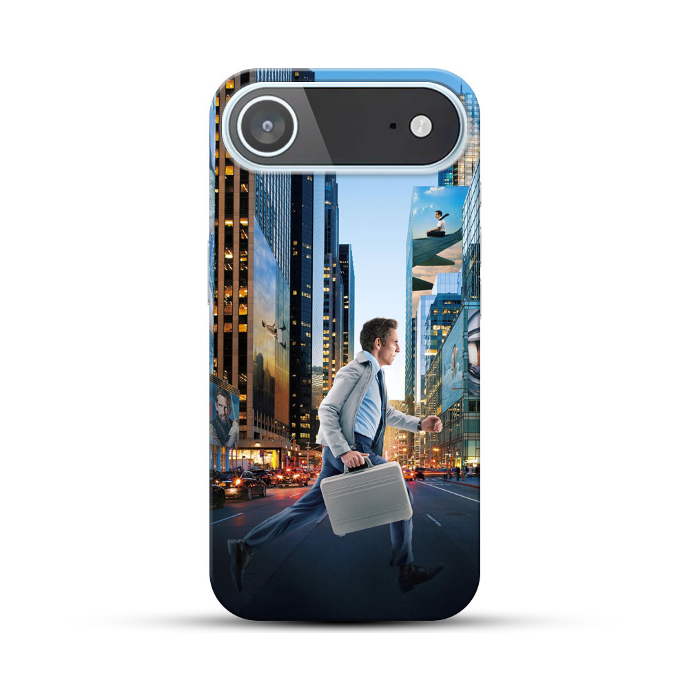 都会を駆けるビジネスマン iPhone Airオリジナルハードケース