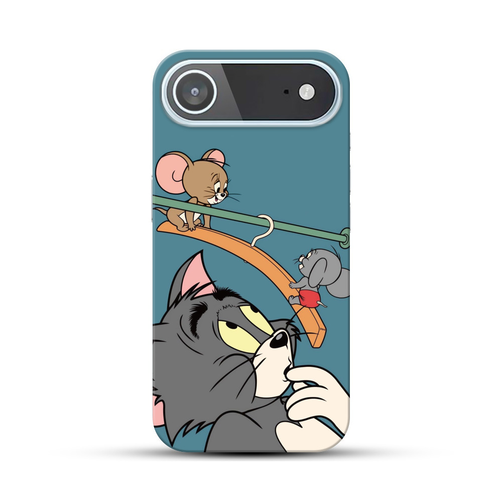 トムとジェリーの遊び iPhone Airオリジナルハードケース