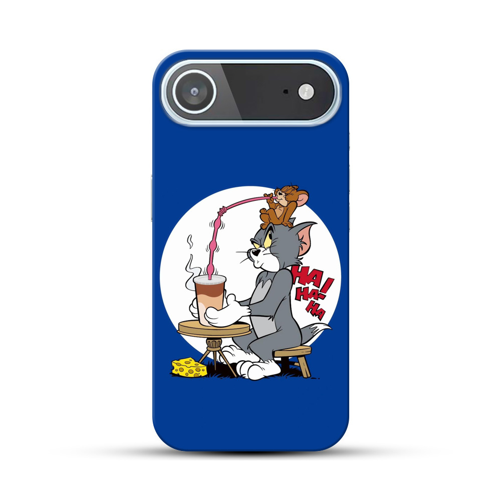 トムとジェリー飲み物 iPhone Airオリジナルハードケース