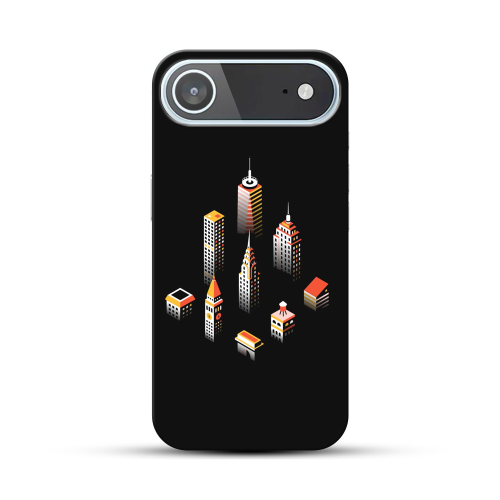 都市の高層ビル群 iPhone Airオリジナルハードケース