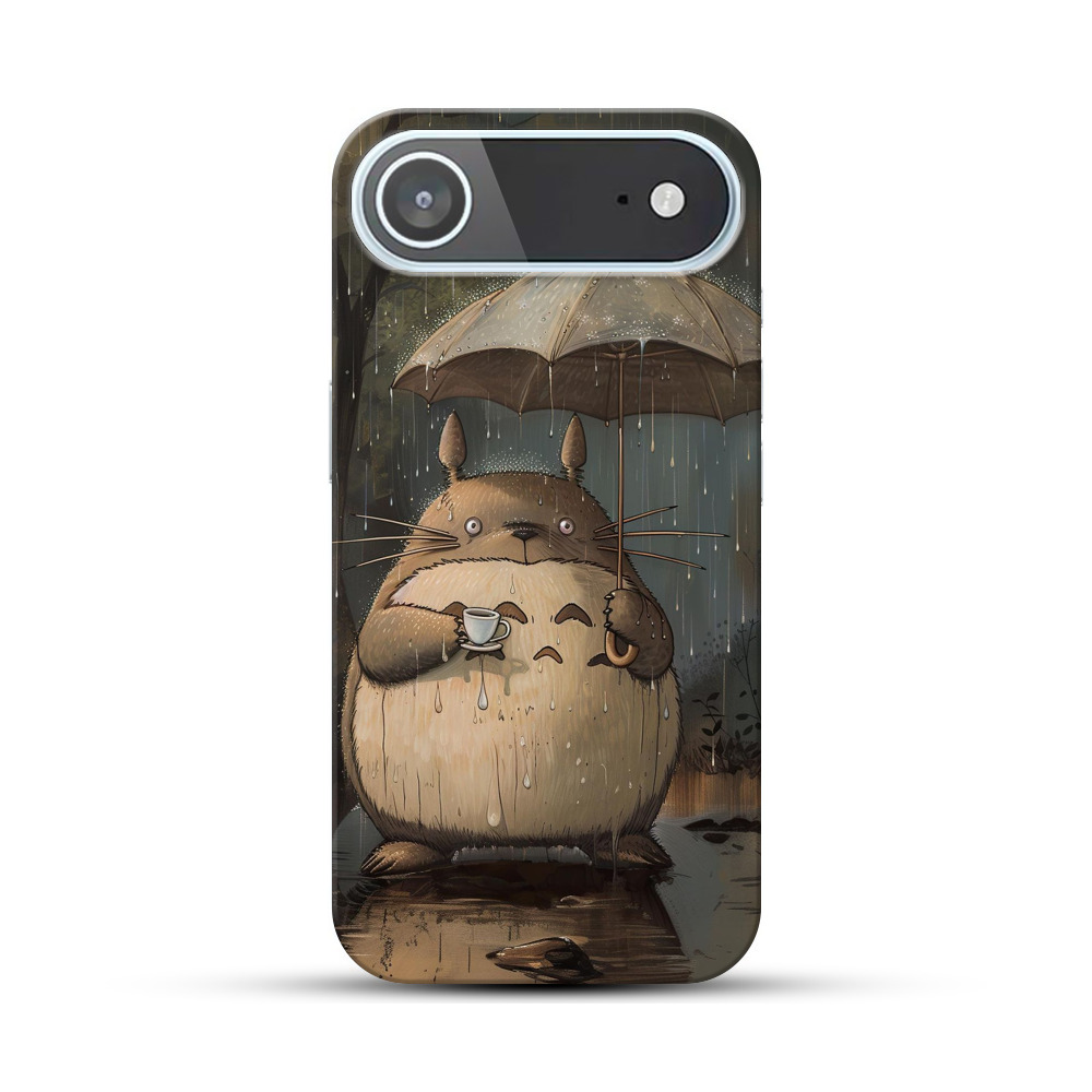 雨の中のトトロ iPhone Airオリジナルハードケース