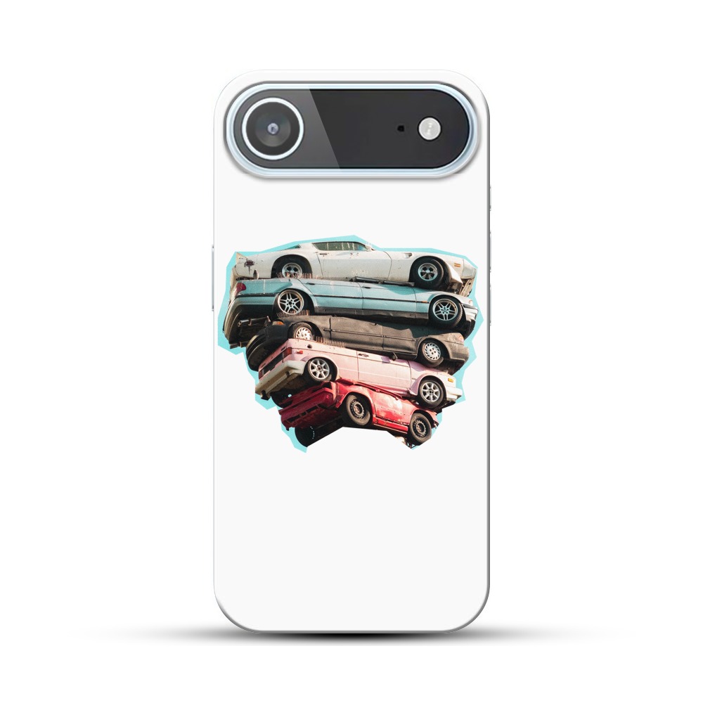 積み重なった車 iPhone Airオリジナルハードケース