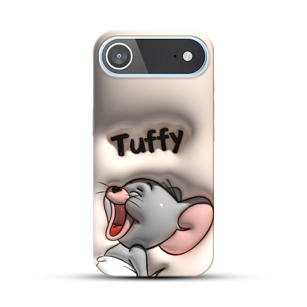 かわいいネズミのイラスト iPhone Airオリジナルハードケース