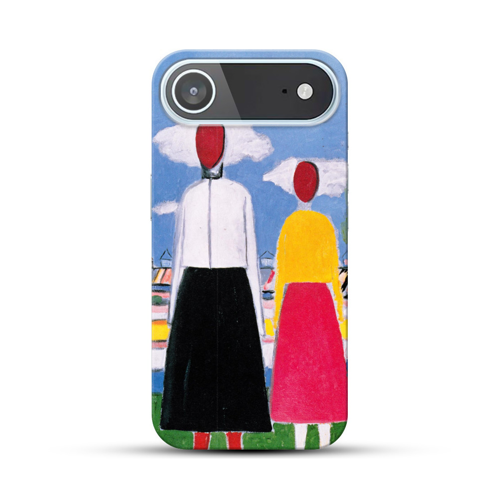 抽象赤顔人物 iPhone Airオリジナルハードケース