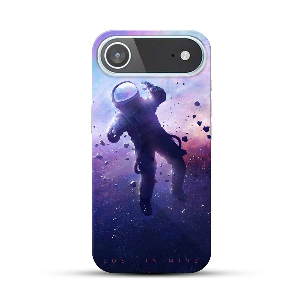 宇宙で漂う宇宙飛行士 iPhone Airオリジナルハードケース