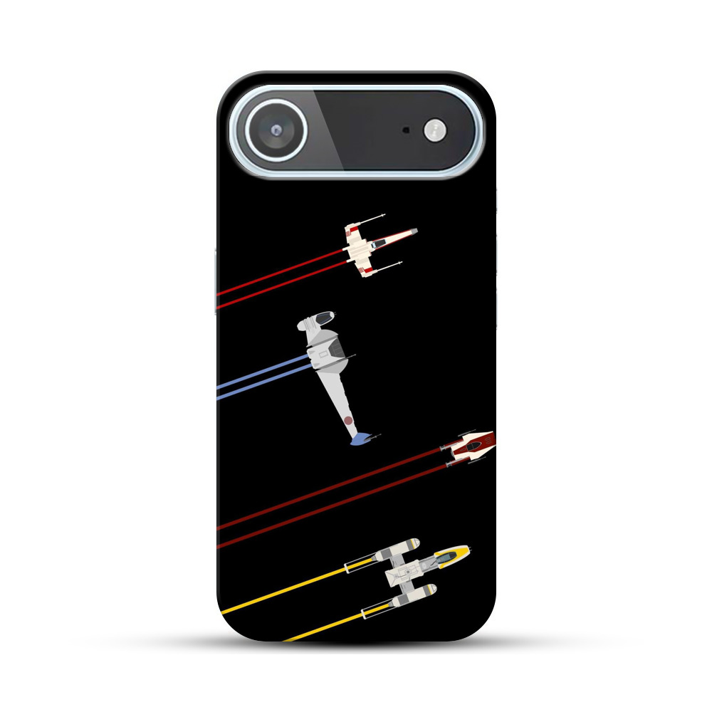 宇宙戦闘機の飛翔 iPhone Airオリジナルハードケース